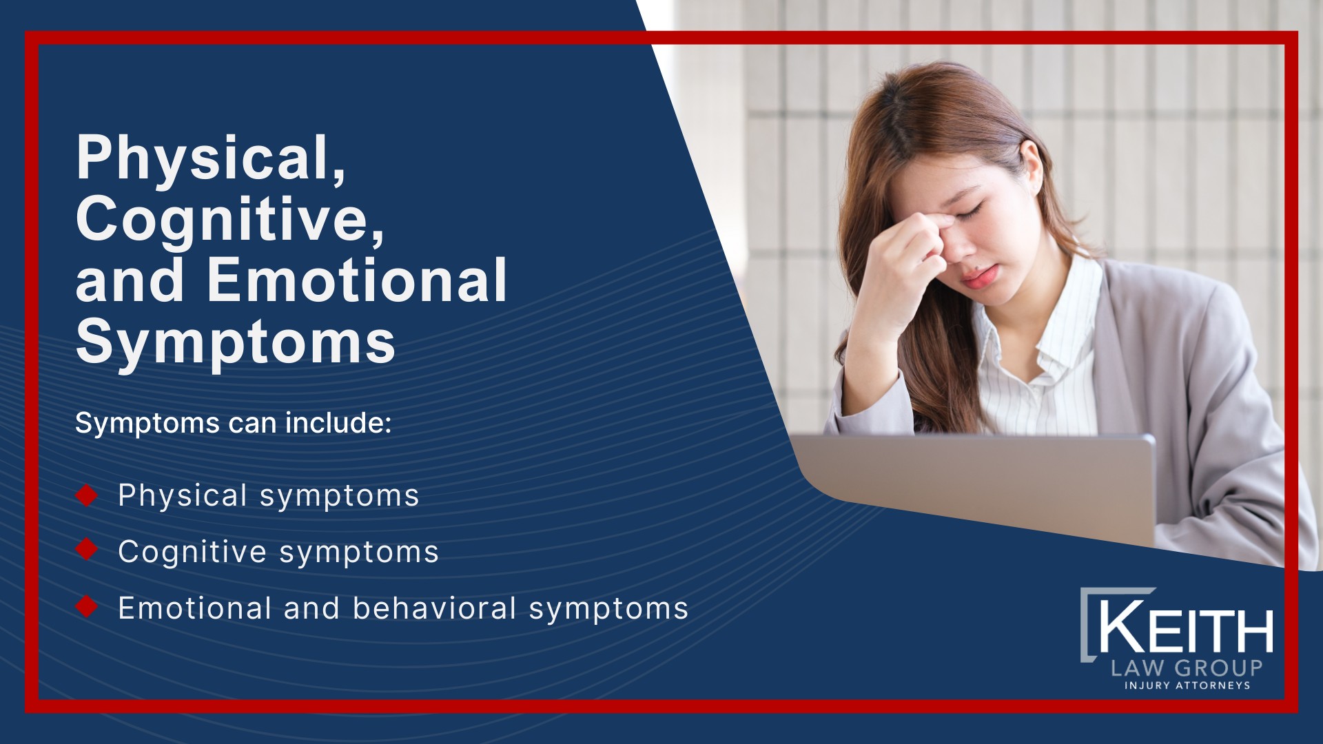 What Is a Traumatic Brain Injury (TBI); What Is a Traumatic Brain Injury (TBI); Keith Law Group_ Experienced Brain Injury Attorneys in Rogers; How Traumatic Brain Injuries Occur; Types and Severity of Traumatic Brain Injuries; Common Traumatic Brain Injury Symptoms and Long-Term Effects; Physical, Cognitive, and Emotional Symptoms