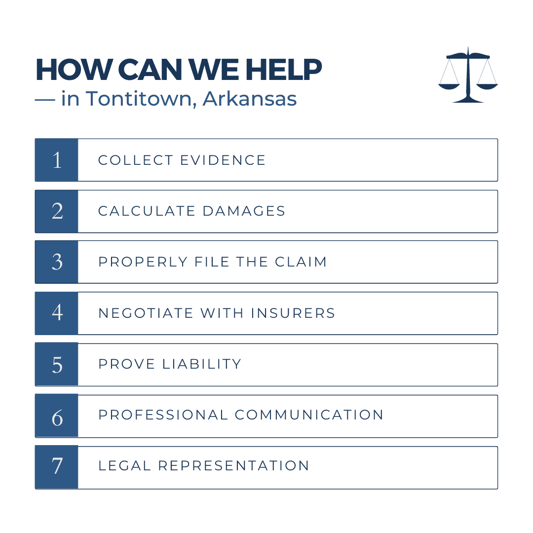 How can Tontitown personal injury lawyers help my case?