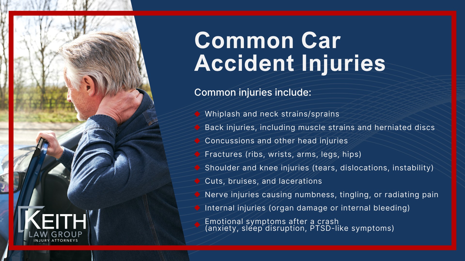 Steps to Take After An Arkansas Car Accident; The Legal Process of Arkansas Car Accident Cases; How Long Do I Have To File A Car Accident Injury Claim In Arkansas; How Can Our Arkansas Car Accident Attorney's Help You; Gathering Evidence for a Car Accident Case; Damages in a Car Accident Case; Common Car Accident Injuries