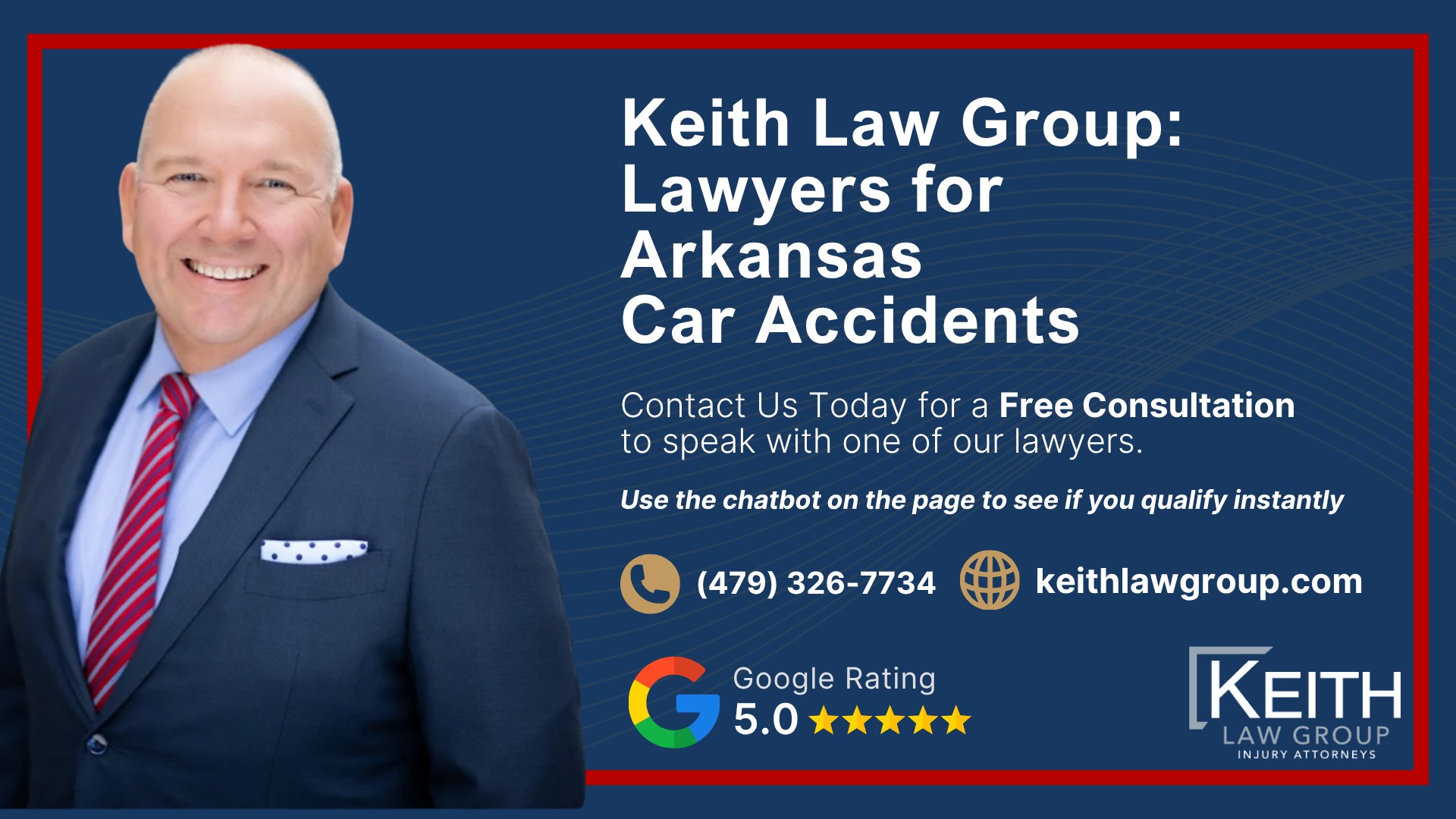 Steps to Take After An Arkansas Car Accident; The Legal Process of Arkansas Car Accident Cases; How Long Do I Have To File A Car Accident Injury Claim In Arkansas; How Can Our Arkansas Car Accident Attorney's Help You; Gathering Evidence for a Car Accident Case; Damages in a Car Accident Case; Common Car Accident Injuries; Meet Our Team of Arkansas Car Accident Attorneys; Sean Keith; Brynna Barnica; How Much Does It Cost To Hire A Car Accident Attorney From Keith Law Group; Keith Law Group_ Lawyers for Arkansas Car Accidents