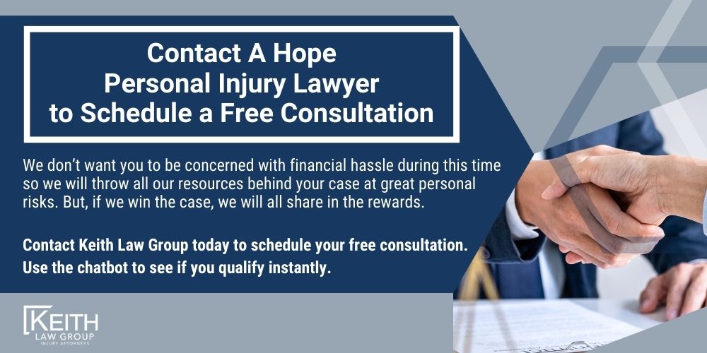 Hope Personal Injury Lawyer; The #1 Personal Injury Lawyers in Hope, Arkansas; What Type of Damages Can I Recover From A Hope Injury Claim; Types of Hope Injury Claims Keith Law Handles; Contact A Hope Personal Injury Lawyer to Schedule a Free Consultation