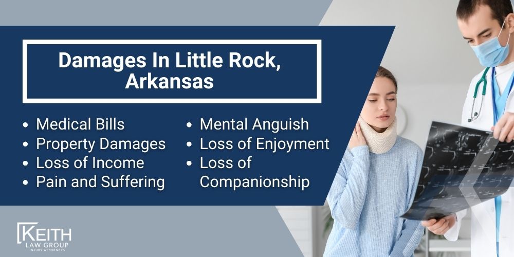 Little Rock Personal Injury Lawyer; The #1 Personal Injury Lawyers in Little Rock, Arkansas; Damages In Little Rock, Arkansas