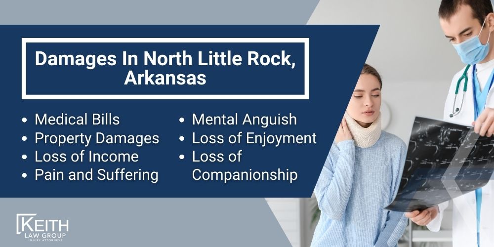 North Little Rock Personal Injury Lawyer; The #1 Personal Injury Lawyers in North Little Rock, Arkansas; Damages In North Little Rock, Arkansas