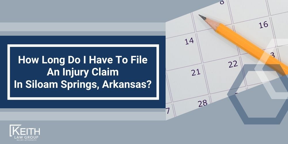 Contact A Siloam Springs, Arkansas Injury Lawyer to Schedule a Free Consultation; How Is Fault Determined After An Injury In Siloam Springs, Arkansas; How Much Will It Cost To Hire A Siloam Springs, Arkansas Personal Injury Lawyer;  Why Do I Need A Lawyer For An Injury Claim Siloam Springs (AR); How Long Do I Have To File An Injury Claim In Siloam Springs, Arkansas