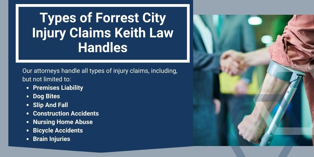 Forrest City Personal Injury Lawyer; The #1 Personal Injury Lawyers in Forrest City, Arkansas; What Type of Damages Can I Recover From A Forrest City Injury Claim; Types of Blytheville Injury Claims Keith Law Handles
