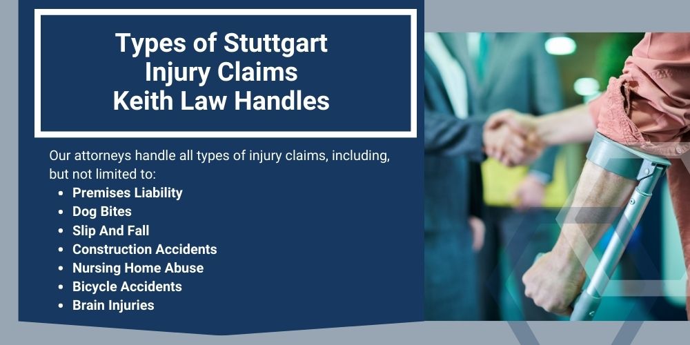 Stuttgart Personal Injury Lawyer; The #1 Personal Injury Lawyers in Stuttgart, Arkansas; What Type of Damages Can I Recover From A Stuttgart Injury Claim; What Type of Damages Can I Recover From A Stuttgart Injury Claim; Types of Stuttgart Injury Claims Keith Law Handles