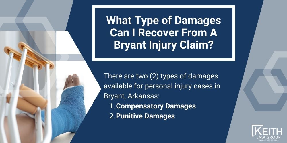 Bryant Personal Injury Lawyer; The #1 Personal Injury Lawyers in Bryant, Arkansas; What Type of Damages Can I Recover From A Bryant Injury Claim