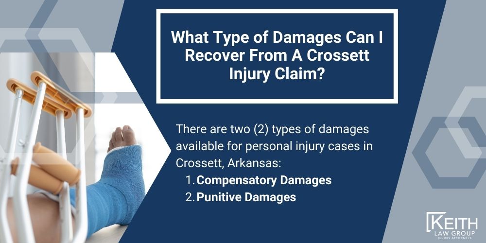 Crossett Personal Injury Lawyer; The #1 Crossett, Arkansas Personal Injury Lawyer; What Type of Damages Can I Recover From A Crossett Injury Claim; What Type of Damages Can I Recover From A Crossett Injury Claim