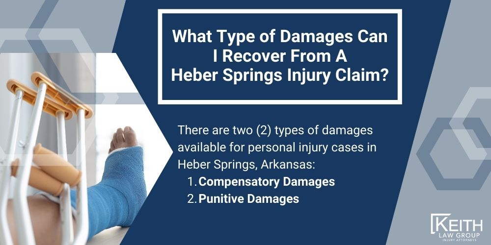 Heber Springs Personal Injury Lawyer; The #1 Personal Injury Lawyers in Heber Springs, Arkansas; What Type of Damages Can I Recover From A Heber Springs Injury Claim