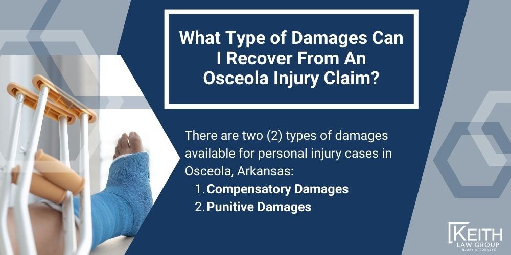 Osceola Personal Injury Lawyer; The #1 Personal Injury Lawyers in Osceola, Arkansas; What Type of Damages Can I Recover From A Osceola Injury Claim; What Type of Damages Can I Recover From A Osceola Injury Claim