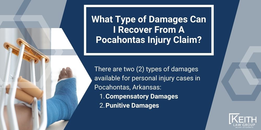 Pocahontas Personal Injury Lawyer; The #1 Personal Injury Lawyers in Pocahontas, Arkansas; What Type of Damages Can I Recover From A Pocahontas Injury Claim