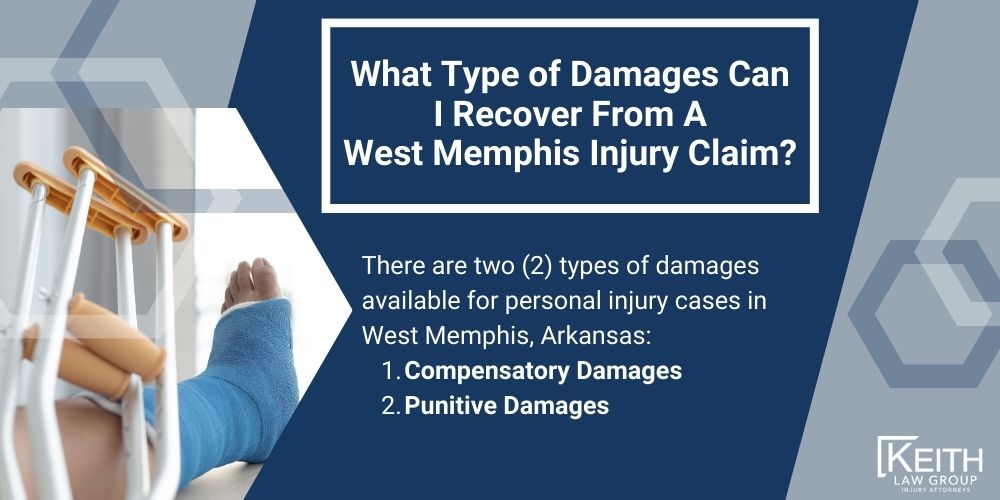 West Memphis Personal Injury Lawyer; The #1 Personal Injury Lawyers in West Memphis, Arkansas; What Type of Damages Can I Recover From A West Memphis Injury Claim
