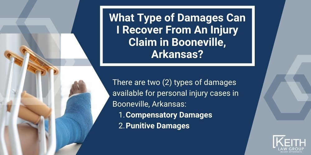 Booneville Personal Injury Lawyer; The #1 Personal Injury Lawyers in Booneville, Arkansas; What Type of Damages Can I Recover From An Injury Claim in Booneville, Arkansas