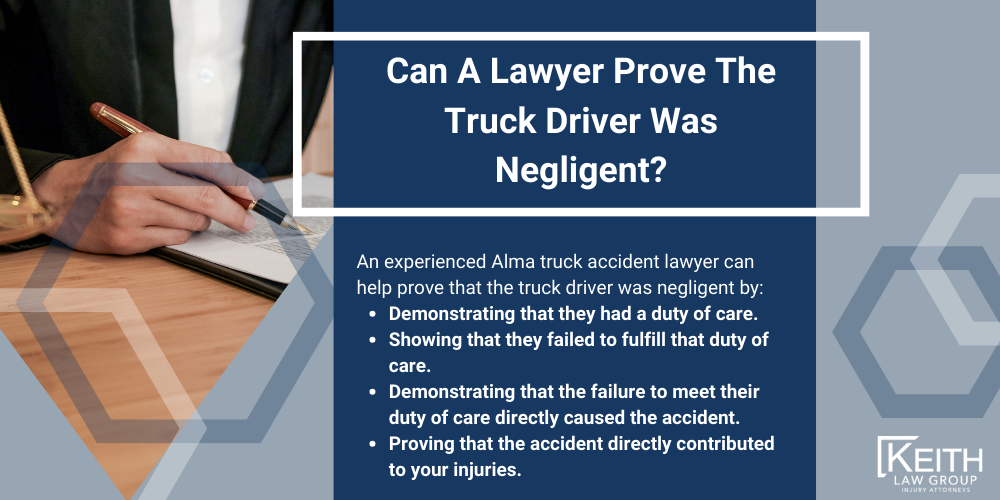 Alma Truck Accident Lawyer; Alma Truck Accident Lawyers; Alma Truck Accident Attorney; Alma Truck Accident Attorneys; Alma Arkansas Truck Accident Lawyer; Alma Arkansas Truck Accident Lawyers; Alma Arkansas Truck Accident Attorney; Alma Arkansas Truck Accident Attorneys; The #1 Alma Truck Accident Lawyer; Truck Accident Statistics in Arkansas; What Should You Do After A Truck Accident In Alma, Arkansas; Common Causes Of Truck Accidents In Alma, Arkansas; Review Your Claim With An Alma Truck Accident Lawyer; What Are The Laws Regarding Truck Accident Liability In Alma, Arkansas; How Can An Alma Truck Accident Lawyer Help; What Types Of Compensation Can I Receive In An Alma Truck Accident Lawsuit; How Much Is My Alma Truck Accident Claim Worth; Is There A Deadline For Filing A Truck Accident Claim In Alma, Arkansas; How Is Fault In An Alma Truck Accident Determined; Can A Lawyer Prove The Truck Driver Was Negligent