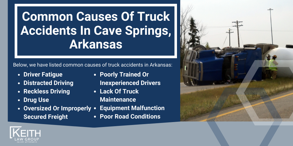 Cave Springs Truck Accident Lawyer; Cave Springs Truck Accident Lawyers; Cave Springs Truck Accident Attorney; Cave Springs Truck Accident Attorneys; Cave Springs Arkansas Truck Accident Lawyer; Cave Springs Arkansas Truck Accident Lawyers; Cave Springs Arkansas Truck Accident Attorney; Cave Springs Arkansas Truck Accident Attorneys; The #1 Cave Springs Truck Accident Lawyer; Truck Accident Statistics In Arkansas; What Should You Do After A Truck Accident In Cave Springs, Arkansas; Common Causes Of Truck Accidents In Cave Springs, Arkansas