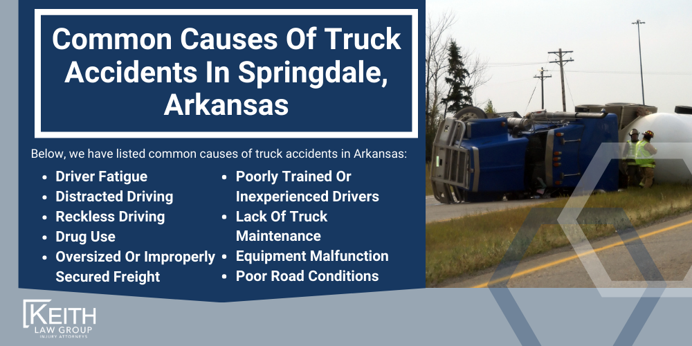 Springdale Truck Accident Lawyer; Springdale Truck Accident Lawyers; Springdale Truck Accident Attorney; Springdale Truck Accident Attorneys; Springdale Arkansas Truck Accident Lawyer; Springdale Arkansas Truck Accident Lawyers; Springdale Arkansas Truck Accident Attorney; Springdale Arkansas Truck Accident Attorneys; The #1 Springdale Truck Accident Lawyer; Truck Accident Statistics In Arkansas; What Should You Do After A Truck Accident In Springdale, Arkansas; Common Causes Of Truck Accidents In Springdale, Arkansas
