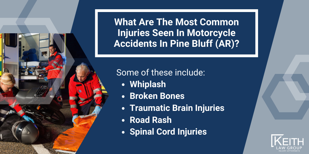 Pine Bluff Motorcycle Accident Lawyer; Pine Bluff Motorcycle Accident Lawyers; Pine Bluff Motorcycle Accident Lawyer Motorcycle Accident Attorney; Pine Bluff Motorcycle Accident Lawyer Motorcycle Accident Attorneys; Pine Bluff Motorcycle Accident Lawyer Arkansas Motorcycle Accident Lawyer; Pine Bluff Motorcycle Accident Lawyer Arkansas Motorcycle Accident Lawyers; Pine Bluff Motorcycle Accident Lawyer Arkansas Motorcycle Accident Attorney; Pine Bluff Motorcycle Accident Lawyer Arkansas Motorcycle Accident Attorneys; The #1 Pine Bluff Motorcycle Accident Lawyer; How Can A Pine Bluff Motorcycle Accident Lawyer Help With My Compensation Claim; Motorcycle Accident Statistics In Arkansas; What Are The Motorcycle-Specific Laws In Pine Bluff, Arkansas; Schedule A Free Consultation With A Pine Bluff Motorcycle Accident Lawyer; What Are The Most Common Causes Of Motorcycle Accidents In Pine Bluff, Arkansas; What Are The Most Common Injuries Seen In Motorcycle Accidents In Pine Bluff (AR)