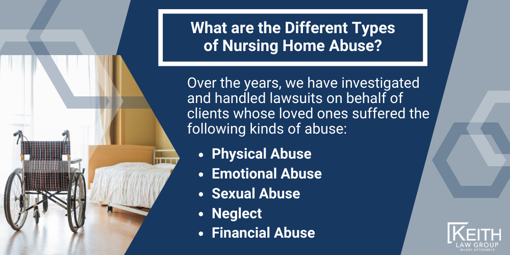 Rogers Personal Injury Lawyers; Rogers Arkansas Personal Injury Lawyers; The #1 Rogers Nursing Home Abuse Lawyer; What are Some of the Signs of Nursing Home Abuse; What are the Different Types of Nursing Home Abuse