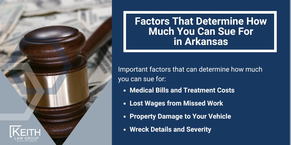 No Limit on What You Can Sue for in Arkansas; Factors That Determine How Much You Can Sue For in Arkansas