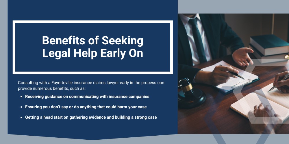 Common Reasons for Insurance Claim Denials in AR; Questioning Liability in Arkansas Claims; Evidence Needed for Successful Fayetteville Claims; Essential Documentation for Insurance Claims; When to Hire a Fayetteville Insurance Claims Lawyer; How Contingency Fee Arrangements Work; Importance of Acting Fast in Fayetteville Claim Cases; Benefits of Seeking Legal Help Early On