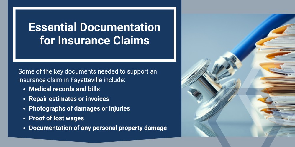 Common Reasons for Insurance Claim Denials in AR; Questioning Liability in Arkansas Claims; Evidence Needed for Successful Fayetteville Claims; Essential Documentation for Insurance Claims