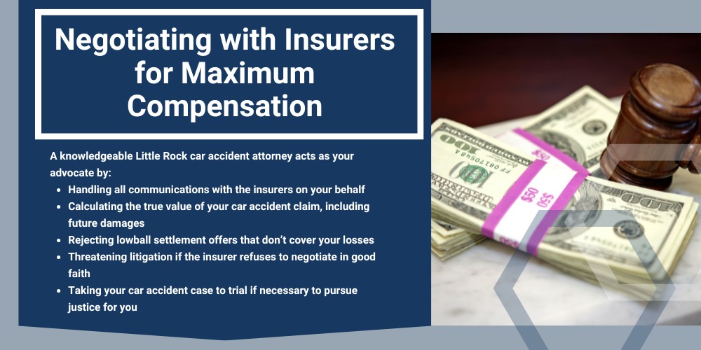 Proving Fault in a Little Rock Car Accident Case; How a Car Accident Attorney Investigates Your Accident; Negotiating with Insurers for Maximum Compensation