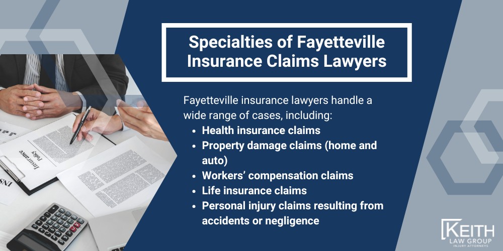 What is a Fayetteville Insurance Claims Lawyer; Specialties of Fayetteville Insurance Claims Lawyers