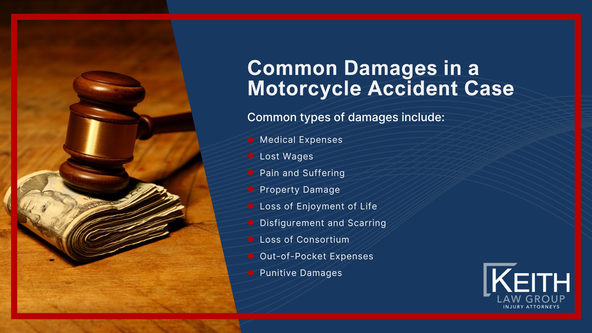 Our Experienced Centerton Motorcycle Accident Lawyers are Prepared to Help You; Meet the Centerton, Arkansas Motorcycle Accident Lawyers at Keith Law Group; Sean Keith; Brynna Barnica; What To Do After a Motorcycle Crash in Centerton, Arkansas; Common Evidence in Motorcycle Accident Cases; Common Damages in a Motorcycle Accident Case