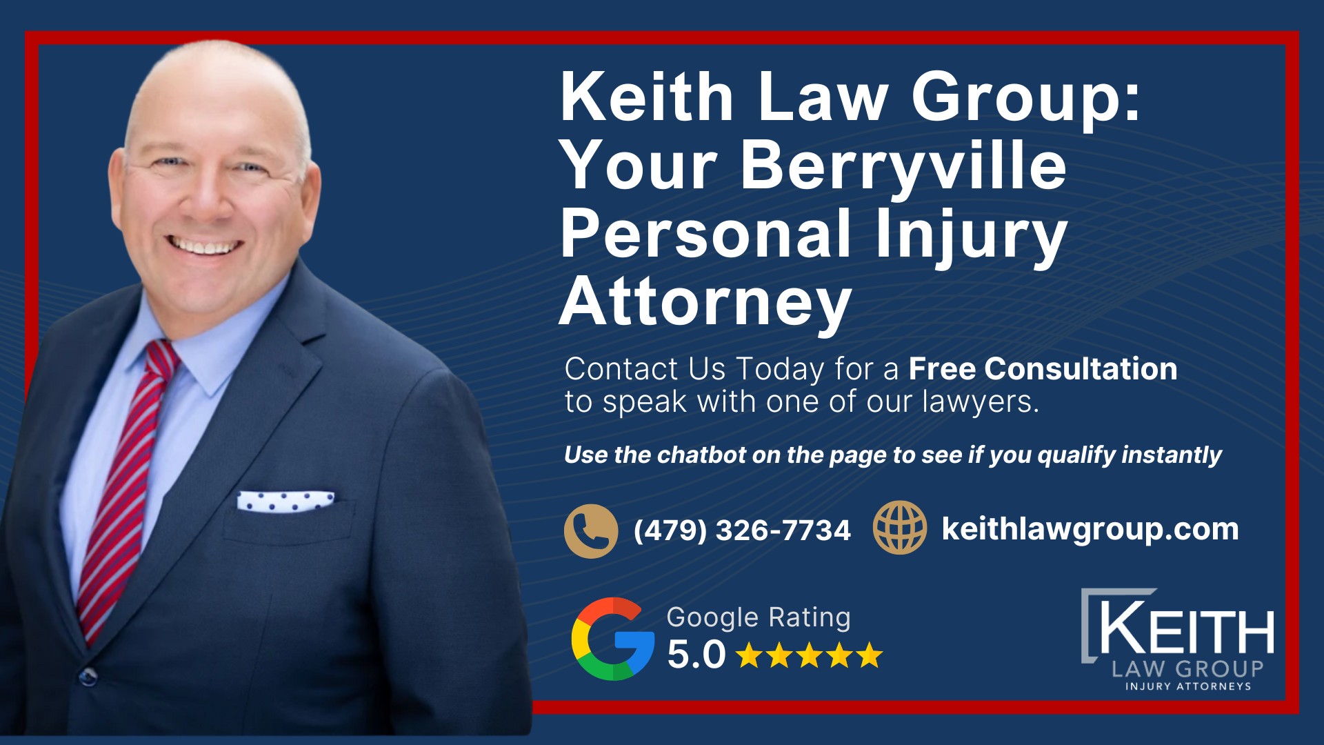 Our Berryville Personal Injury Lawyers are Prepared to Help You!;  Meet the Berryville, Arkansas Personal Injury Lawyers at Keith Law Group; Sean Keith; Brynna Barnica; How Can a Berryville, Arkansas Personal Injury Lawyer from Keith Law Group Help You; Personal Injury Case Results Achieved by Keith Law Group; Types of Personal Injury Cases We Handle in Bentonville, Arkansas; What is the Personal Injury Lawsuit Process in Berryville, Arkansas; Gathering Evidence for a Personal Injury Claim; Common Damages in a Personal Injury Lawsuit; Keith Law Group_ Your Berryville Personal Injury Attorney