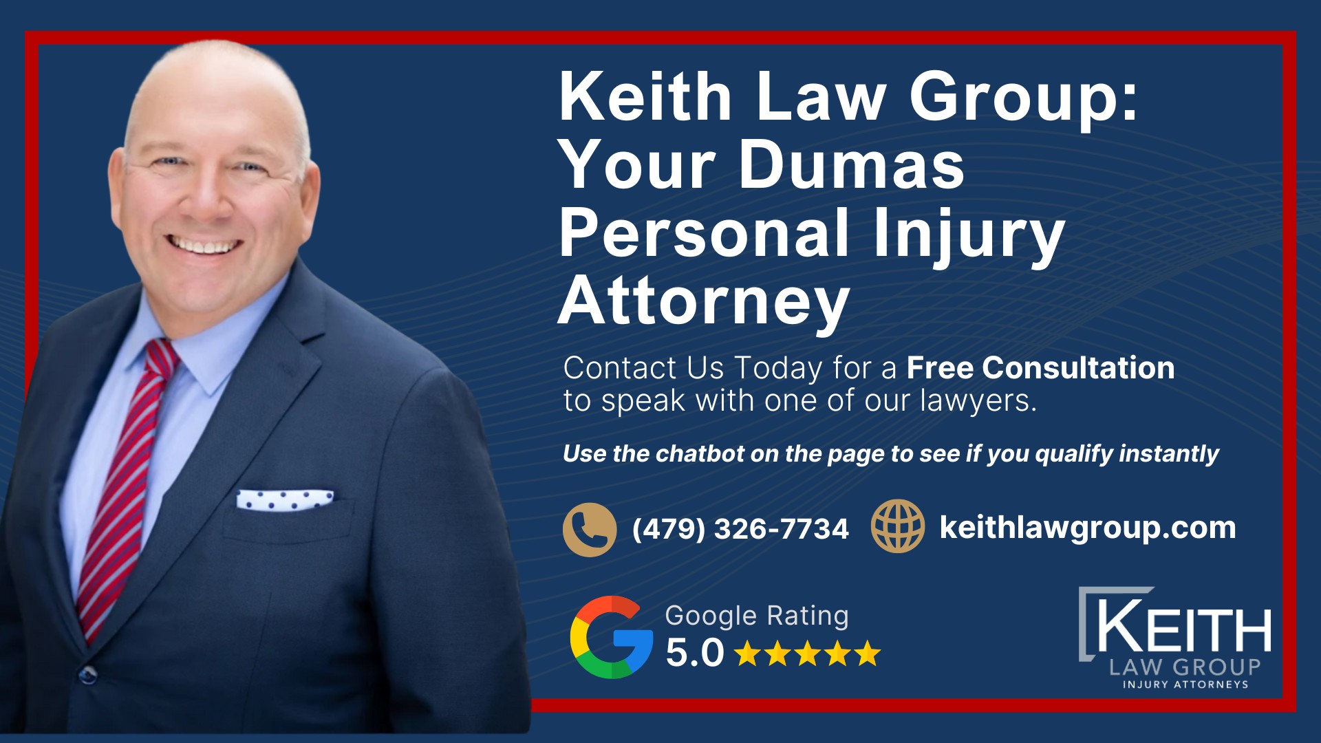 Our Dumas Personal Injury Lawyers are Prepared to Help You!;  Meet the Dumas, Arkansas Personal Injury Lawyers at Keith Law Group; Sean Keith; Brynna Barnica; How Can a Dumas, Arkansas Personal Injury Lawyer from Keith Law Group Help You; Personal Injury Case Results Achieved by Keith Law Group; Types of Personal Injury Cases We Handle in Dumas, Arkansas; What is the Personal Injury Lawsuit Process in Dumas, Arkansas; Gathering Evidence for a Personal Injury Claim; Common Damages in a Personal Injury Lawsuit; Keith Law Group_ Your Dumas Personal Injury Attorney