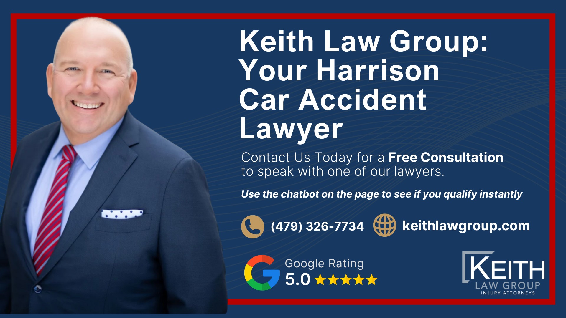 Our Harrison Car Accident Lawyers are Prepared to Help You; How Can Our Harrison Car Accident Attorneys Help You; Meet the Harrison, Arkansas Car Accident Attorneys at Keith Law Group; Sean Keith; Brynna Barnica; What to Do Immediately After a Car Accident in Harrison, Arkansas; Gathering Evidence for a Car Accident Claim; Assessing Damages in Your Car Accident Lawsuit; The Legal Process for Arkansas Car Accident Cases; Common Car Accident Injuries; Arkansas Auto Accident Statistics; Keith Law Group_ Your Harrison Car Accident Lawyer