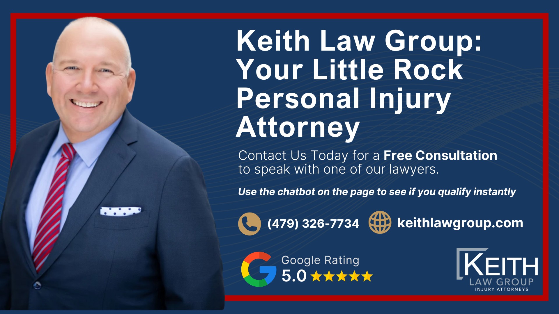 Our Little Rock Personal Injury Lawyers are Prepared to Help You!; Meet the Little Rock, Arkansas Personal Injury Lawyers at Keith Law Group; Sean Keith; Brynna Barnica; How Can a Little Rock, Arkansas Personal Injury Lawyer from Keith Law Group Help You; Personal Injury Case Results Achieved by Keith Law Group; Types of Personal Injury Cases We Handle in Little Rock, Arkansas; What is the Personal Injury Lawsuit Process in Little Rock, Arkansas; Gathering Evidence for a Personal Injury Claim; Keith Law Group_ Your Little Rock Personal Injury Attorney