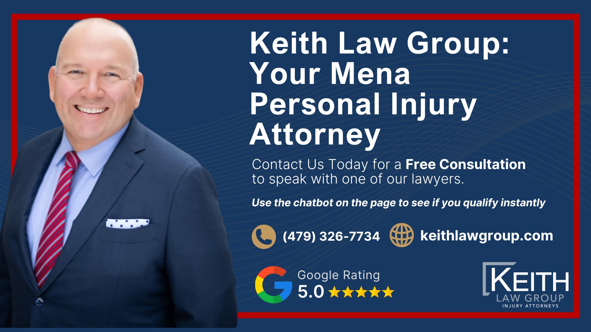 Our Mena Personal Injury Lawyers are Prepared to Help You!;  Sean Keith; Brynna Barnica; How Can a Mena, Arkansas Personal Injury Lawyer from Keith Law Group Help You; Personal Injury Case Results Achieved by Keith Law Group; Types of Personal Injury Cases We Handle in Mena, Arkansas; What is the Personal Injury Lawsuit Process in Mena, Arkansas; Gathering Evidence for a Personal Injury Claim; Common Damages in a Personal Injury Lawsuit; Keith Law Group_ Your Mena Personal Injury Attorney