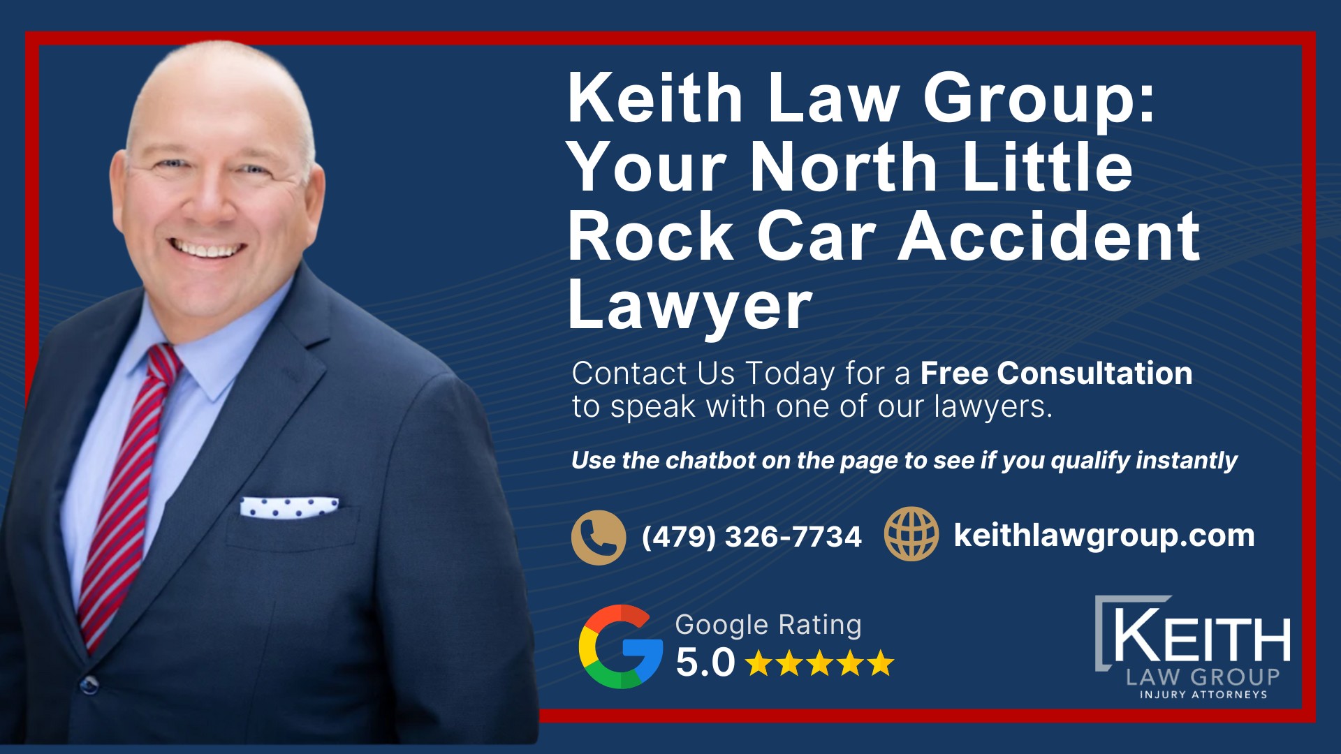 Our North Little Rock Car Accident Lawyers are Prepared to Help You; How Can Our North Little Rock Car Accident Attorneys Help You; Meet the North Little Rock, Arkansas Car Accident Attorneys at Keith Law Group; Sean Keith; Brynna Barnica; What to Do Immediately After a Car Accident in North Little Rock, Arkansas; Gathering Evidence for a Car Accident Claim; Assessing Damages in Your Car Accident Lawsuit; The Legal Process for Arkansas Car Accident Cases; Common Car Accident Injuries; Arkansas Auto Accident Statistics; Keith Law Group_ Your North Little Rock Car Accident Lawyer