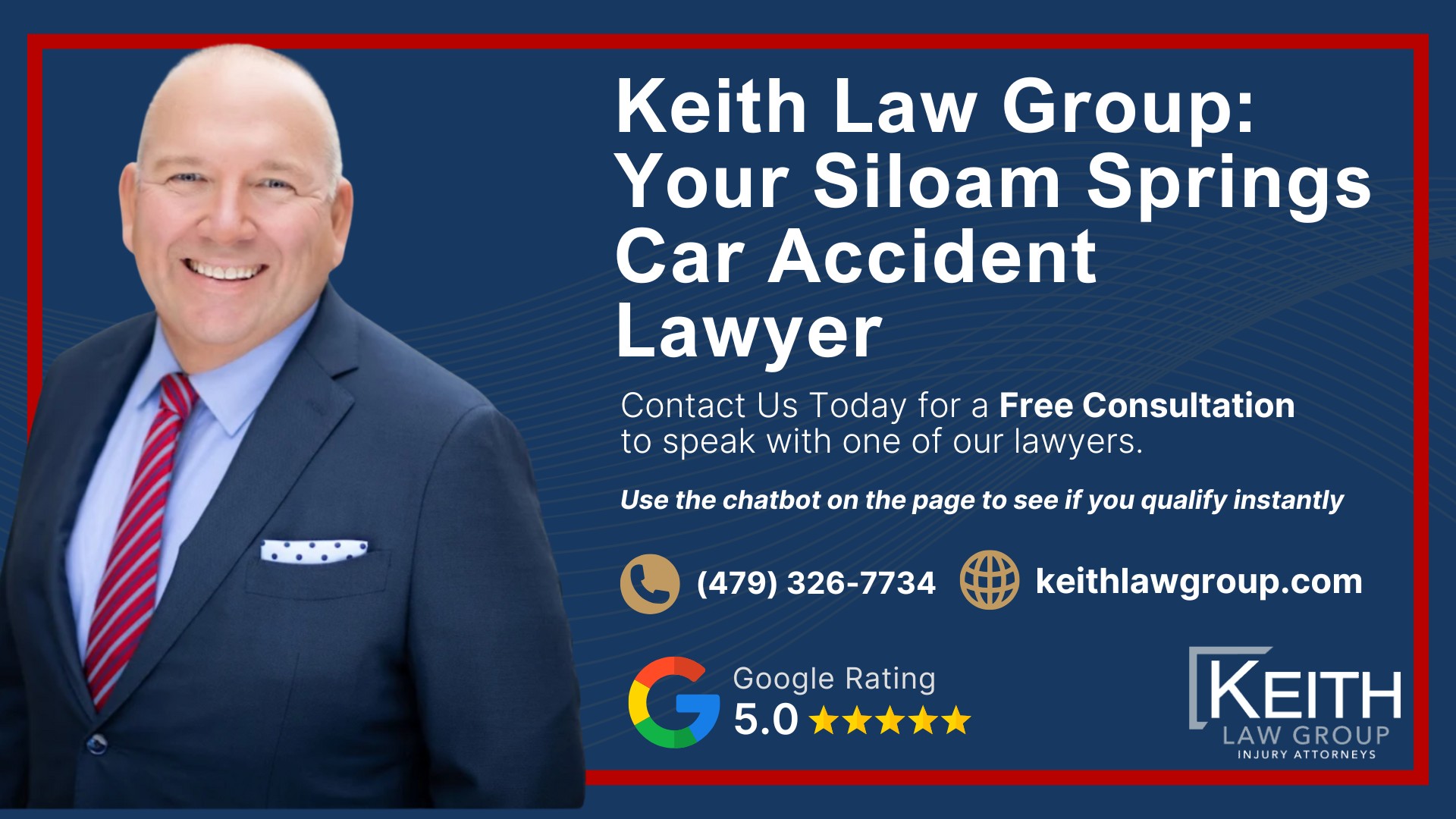 Our Siloam Springs Car Accident Lawyers are Prepared to Help You; How Can Our Siloam Springs Car Accident Attorneys Help You; Meet the Siloam Springs, Arkansas Car Accident Attorneys at Keith Law Group; Sean Keith; Brynna Barnica; What to Do Immediately After a Car Accident in Siloam Springs, Arkansas; Gathering Evidence for a Car Accident Claim; Assessing Damages in Your Car Accident Lawsuit; The Legal Process for Arkansas Car Accident Cases; Common Car Accident Injuries; Arkansas Auto Accident Statistics; Keith Law Group_ Your Siloam Springs Car Accident Lawyer