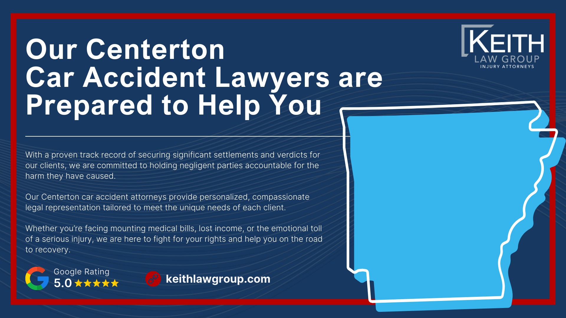 Our Centerton Car Accident Lawyers are Prepared to Help You