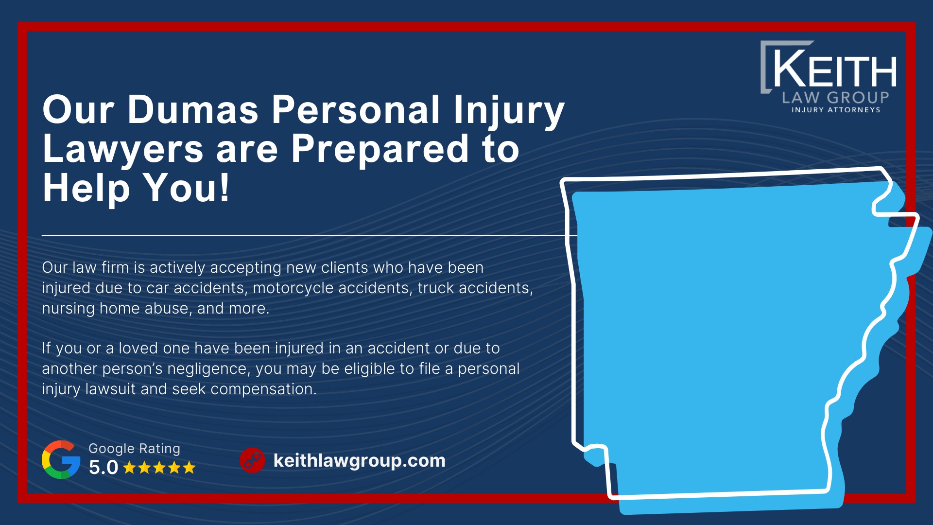 Our Dumas Personal Injury Lawyers are Prepared to Help You!