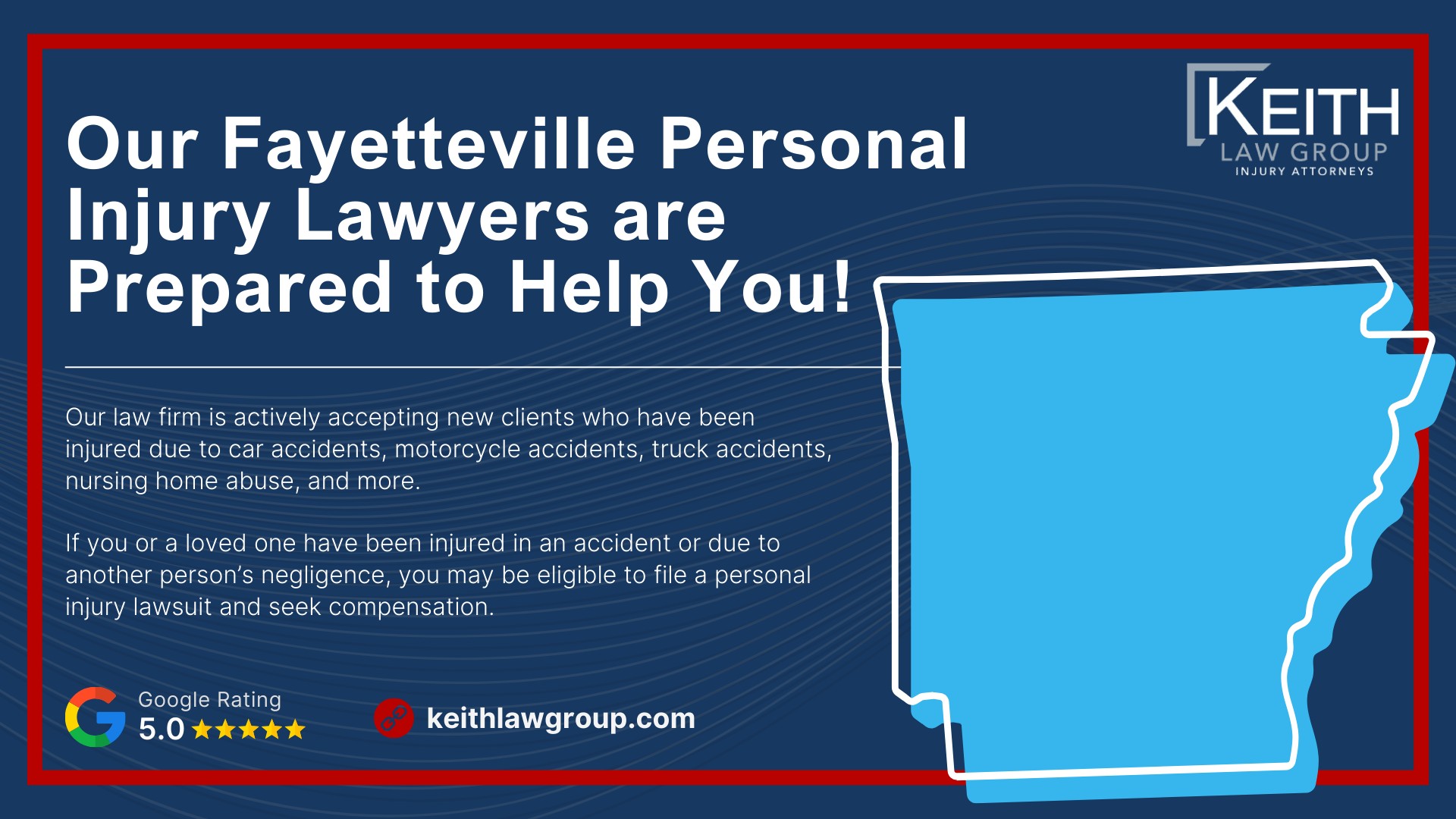 Our Fayetteville Personal Injury Lawyers are Prepared to Help You!