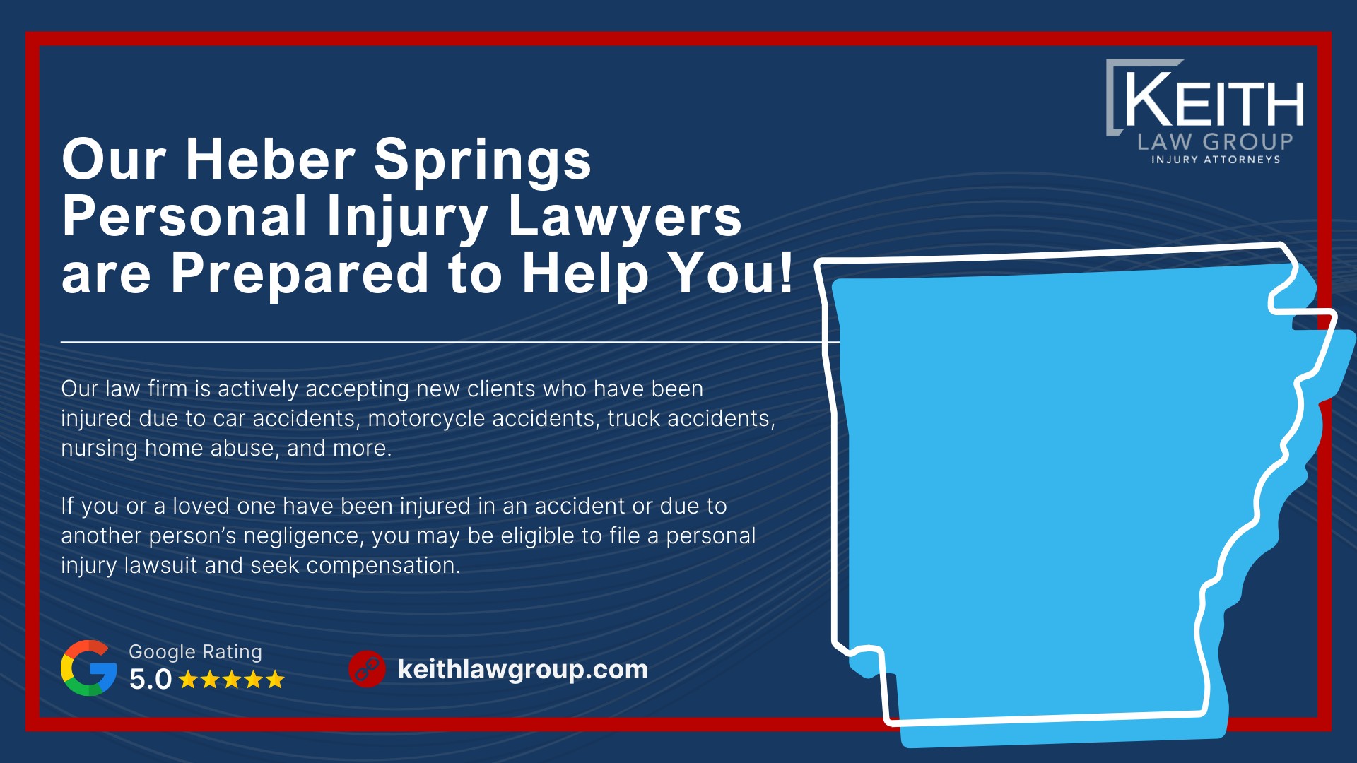 Our Heber Springs Personal Injury Lawyers are Prepared to Help You!