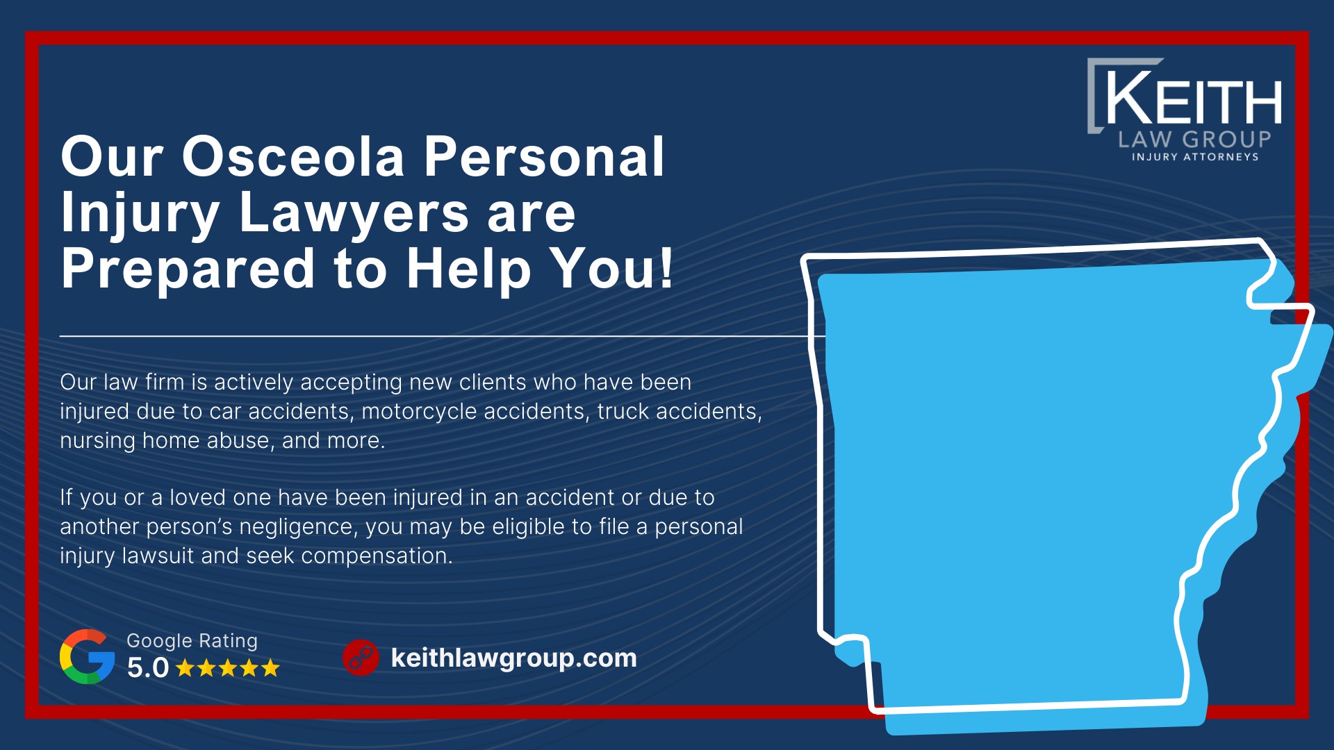 Our Osceola Personal Injury Lawyers are Prepared to Help You!