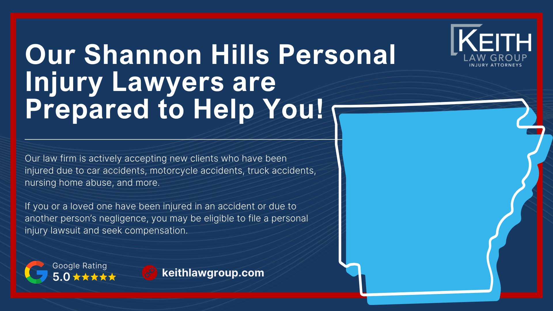 Our Shannon Hills Personal Injury Lawyers are Prepared to Help You!