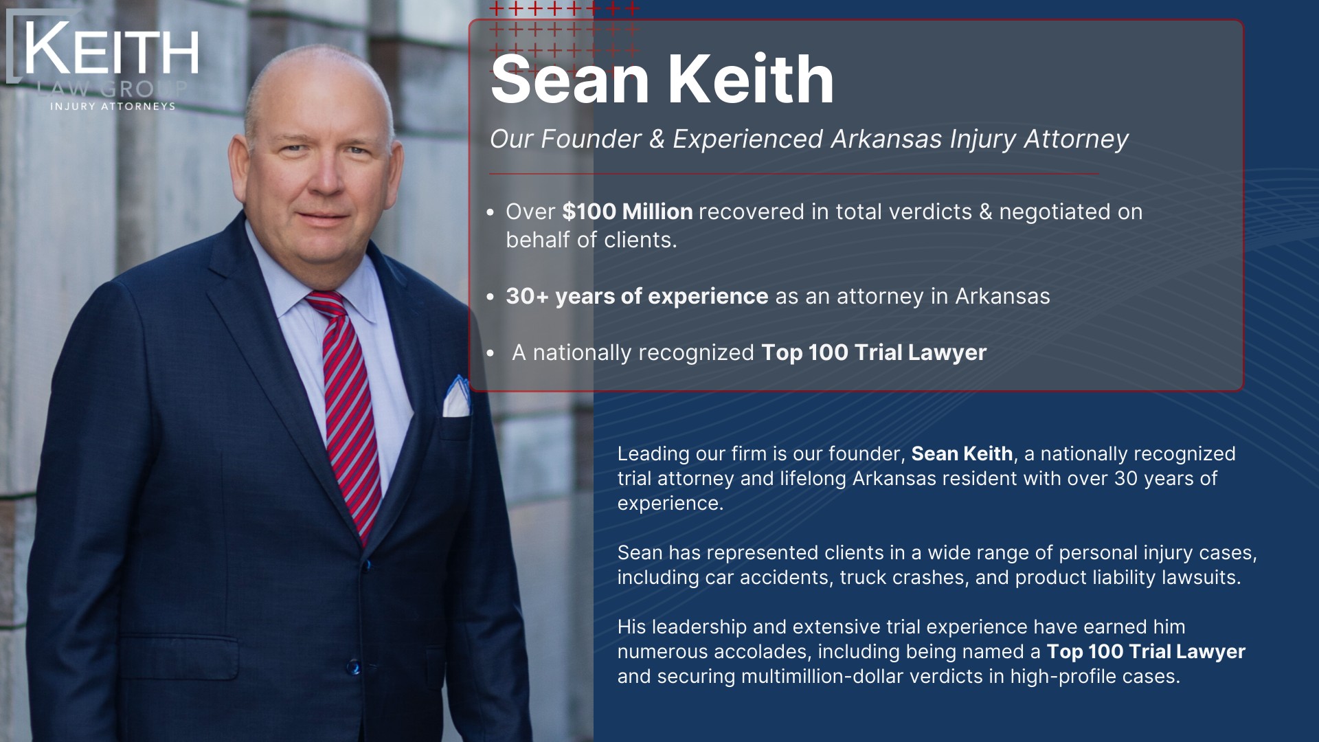 Our Fayetteville Personal Injury Lawyers are Prepared to Help You!; Meet the Fayetteville, Arkansas Personal Injury Lawyers at Keith Law Group; Sean Keith