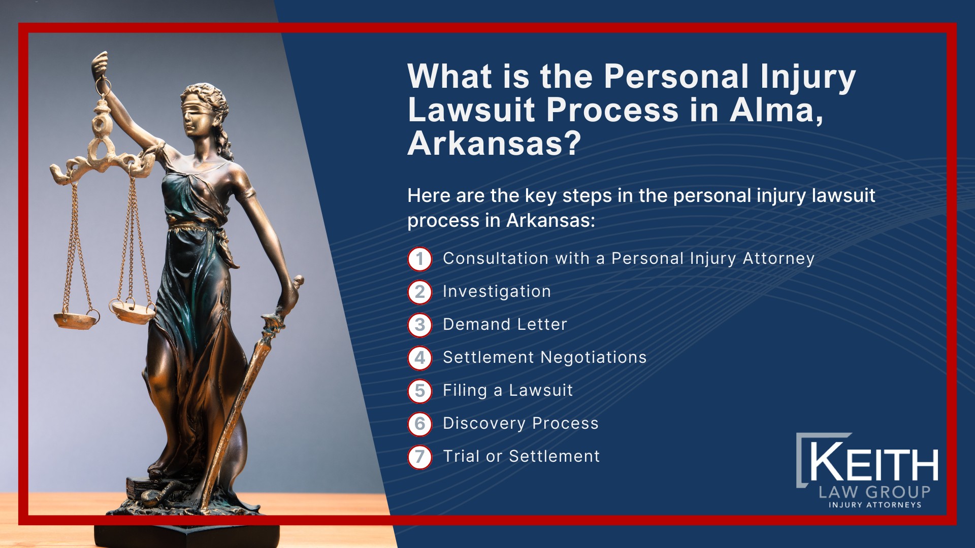 Meet the Alma, Arkansas Personal Injury Lawyers at Keith Law Group; Our Alma Personal Injury Lawyers are Prepared to Help You!; Sean Keith; Brynna Barnica; How Can an Alma, Arkansas Personal Injury Lawyer from Keith Law Group Help You; Personal Injury Case Results Achieved by Keith Law Group; Types of Personal Injury Cases We Handle; What is the Personal Injury Lawsuit Process in Arkansas