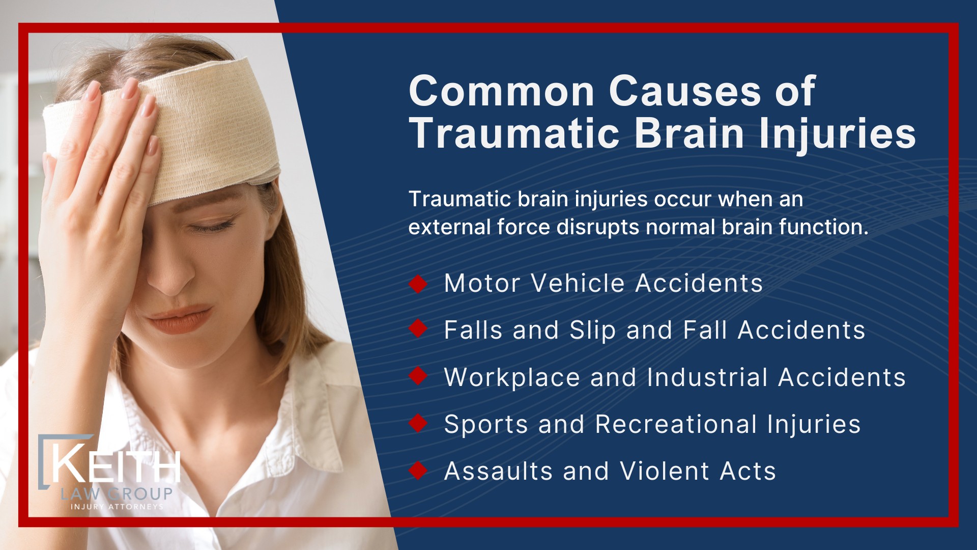 Keith Law Group_ Representation for Traumatic Brain Injury Victims in Little Rock; What Is a Traumatic Brain Injury (TBI); Mild, Moderate, and Severe Traumatic Brain Injuries; Common Causes of Traumatic Brain Injuries