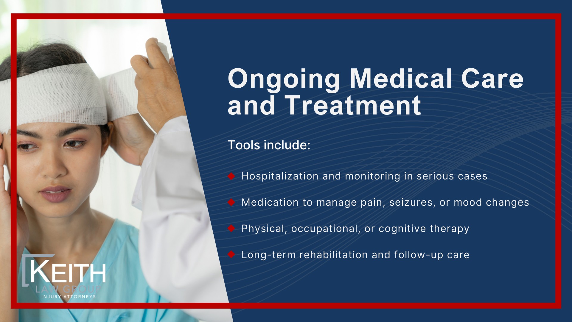 Common Causes of Traumatic Brain Injuries; Traumatic Brain Injury Symptoms ; Immediate and Short-Term Symptoms;  Cognitive, Emotional, and Behavioral Changes; Long-Term and Permanent Complications; Diagnosis and Medical Treatment for Traumatic Brain Injuries; The Importance of Immediate Medical Attention; Diagnostic Tools Used in Brain Injury Cases; Ongoing Medical Care and Treatment