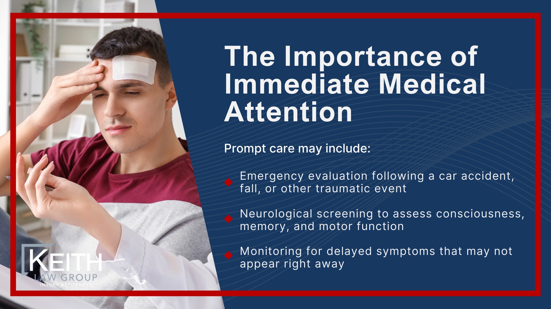 Common Causes of Traumatic Brain Injuries; Traumatic Brain Injury Symptoms ; Immediate and Short-Term Symptoms;  Cognitive, Emotional, and Behavioral Changes; Long-Term and Permanent Complications; Diagnosis and Medical Treatment for Traumatic Brain Injuries; The Importance of Immediate Medical Attention
