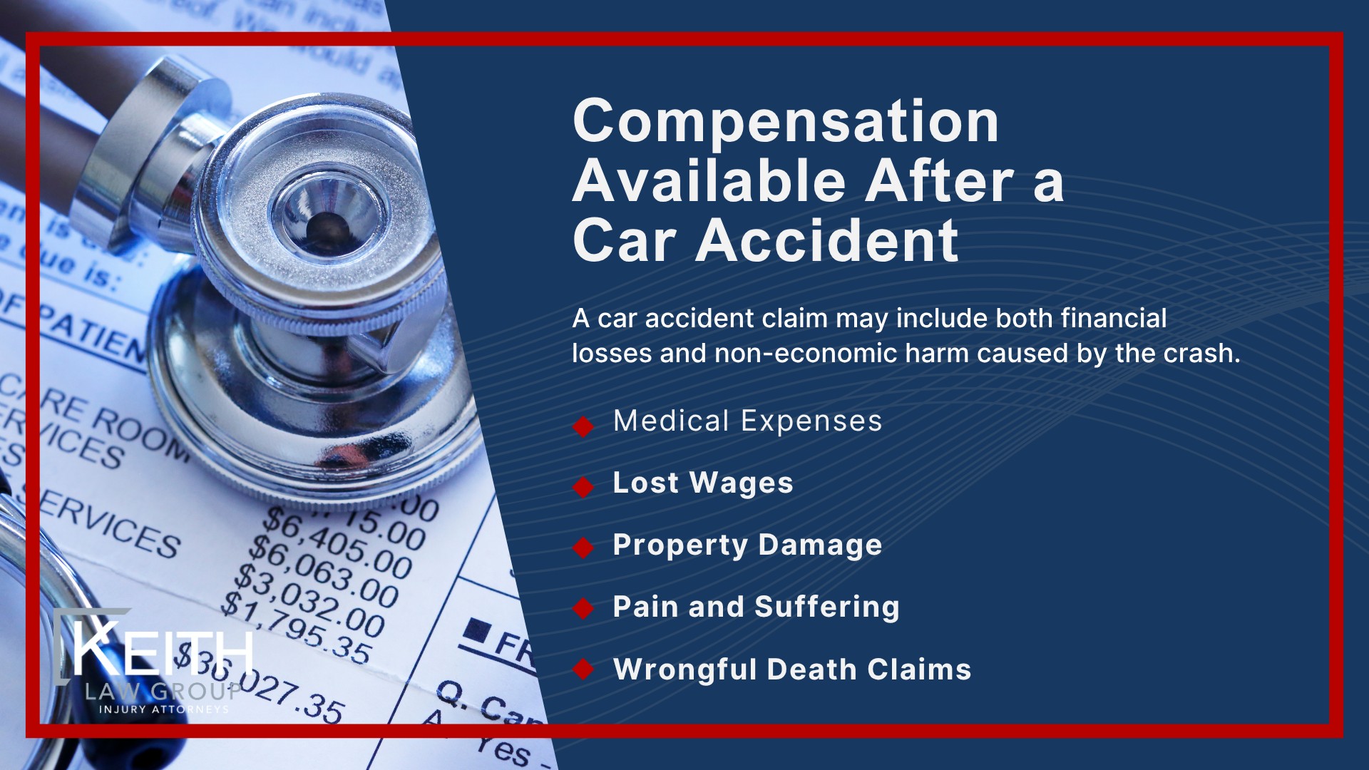 When You Should Hire a Lawyer After a Car Accident; Filing an Insurance Claim After a Car Accident; Establishing Fault in a Car Accident Case; Compensation Available After a Car Accident