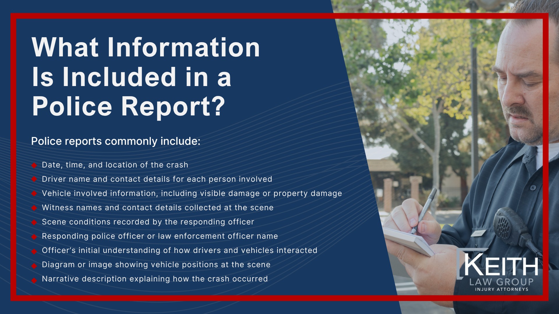 Police Reports After a Car Accident in Arkansas; What Information Is Included in a Police Report