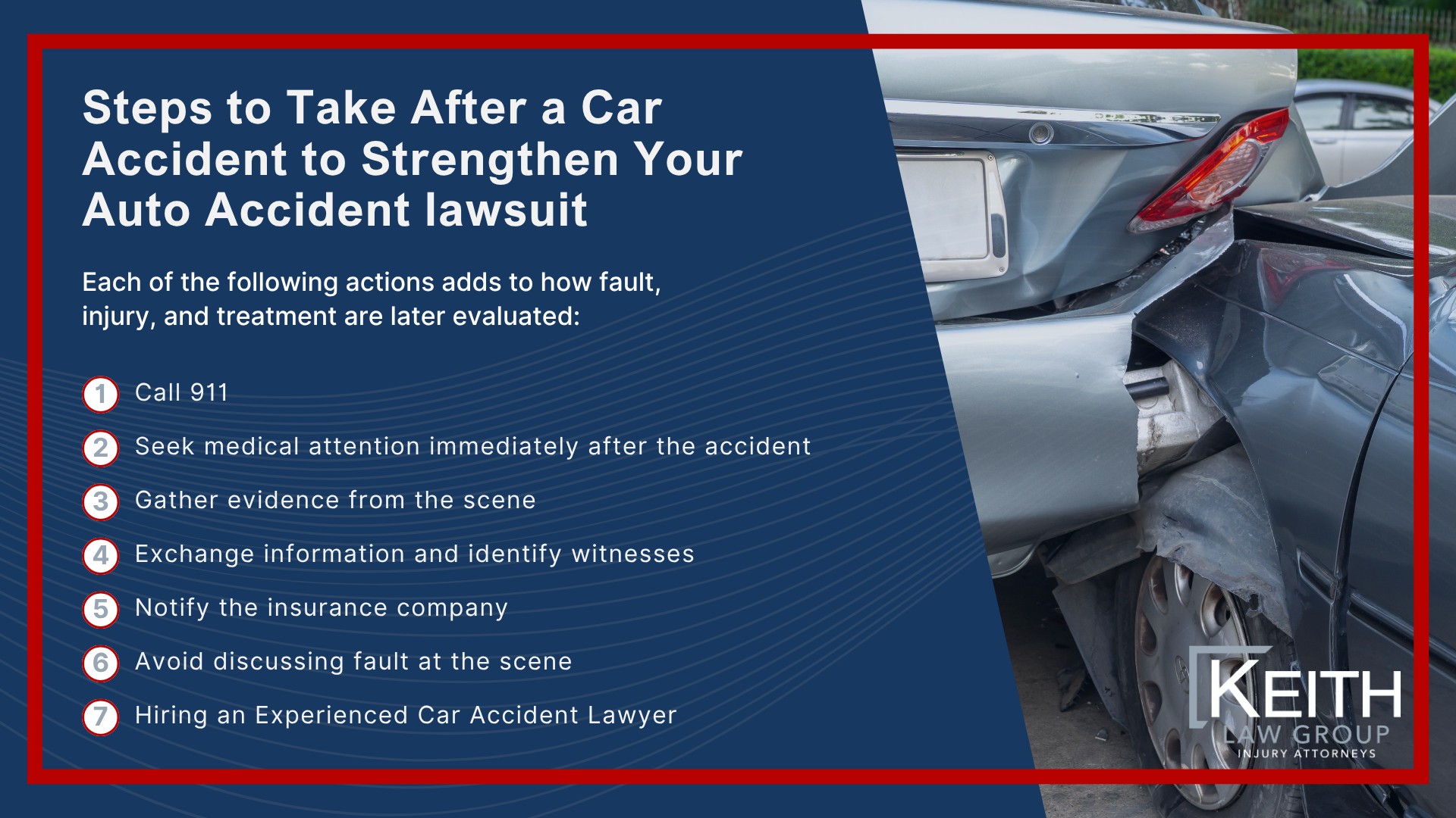 Our Lawyers Handle Auto Accident Lawsuits in Arkansas; When to File a Car Accident Lawsuit in Arkansas; Who Can File an Auto Accident Lawsuit in Arkansas; Steps to Take After a Car Accident to Strengthen Your Auto Accident lawsuit