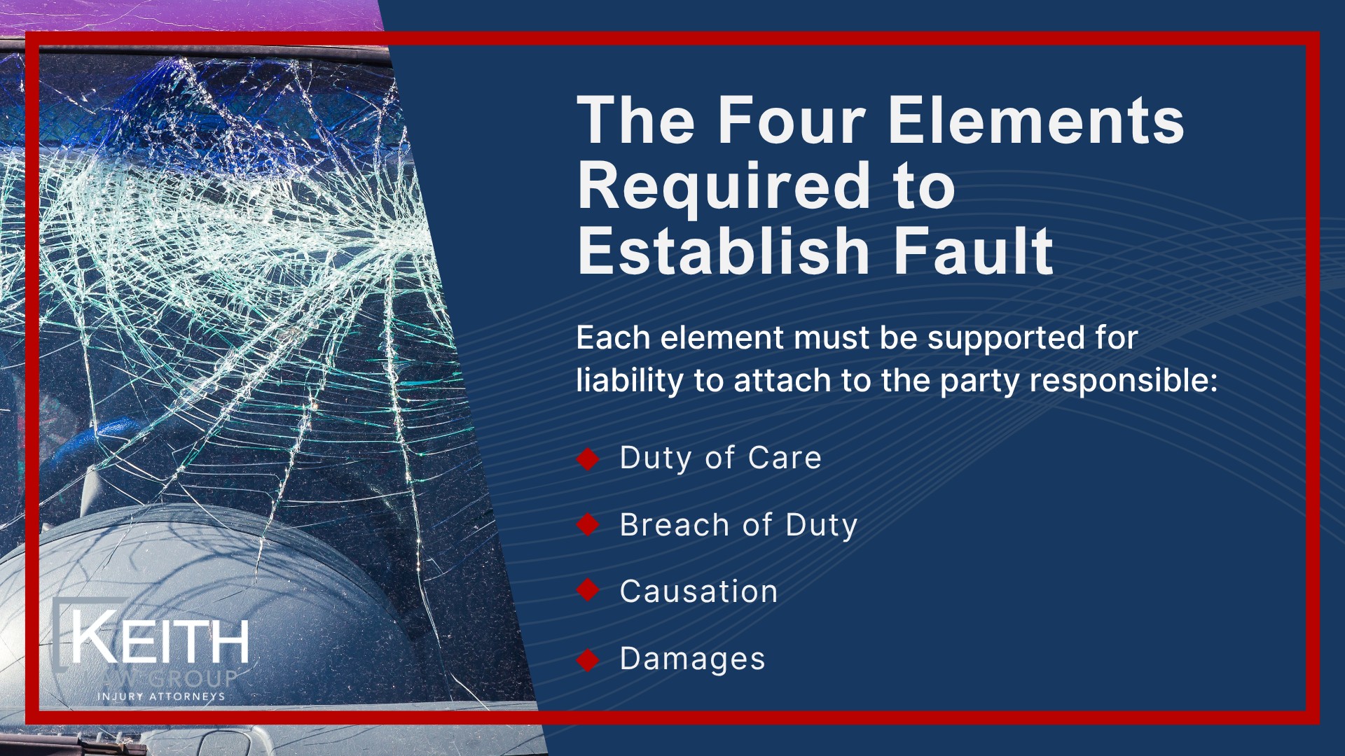 How Fault Is Evaluated After an Arkansas Auto Wreck; The Four Elements Required to Establish Fault